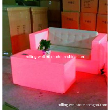 Plastic Pink Lighting Couch / LED Couches